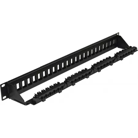 Патч-панель наборная Lanmaster LAN-PPN24OK-UTP 19" 1U 24xRJ45 UTP