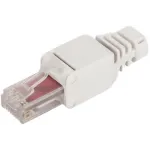 Коннектор Lanmaster LAN-TMP-S6 полев.RJ45 кат.6 STP бел.