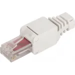 Коннектор Lanmaster LAN-TMP-U6A-WH полев.RJ45 кат.6A UTP бел. (упак.:1шт)