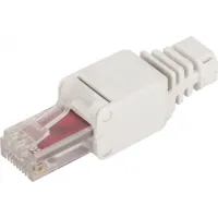 Коннектор Lanmaster LAN-TMP-U6A-WH полев.RJ45 кат.6A UTP бел. (упак.:1шт)