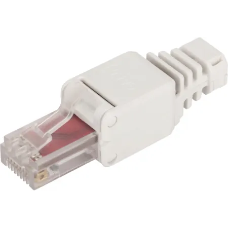Коннектор Lanmaster LAN-TMP-U6A-WH полев.RJ45 кат.6A UTP бел. (упак.:1шт)