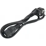 Шнур питания ITK PC-C19D-1M C19-Schuko проводник.:3x1.5мм2 1м 230В 16А (упак.:1шт) черный