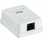 Розетка ITK CS2-1C5EF-12-G настенная 49.2x62.5x25.2мм крышка RJ45 пластик белый (упак.:1шт)