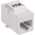 Адаптер ITK CS7-1C5EU проходной Keystone RJ45 кат.5E UTP бел. (упак.:1шт)
