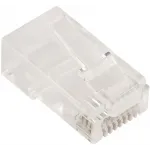 Коннектор Lanmaster (LAN-EZ45-8P8C/U5E-100) UTP кат.5E RJ45 прозрачный (упак.:100шт)
