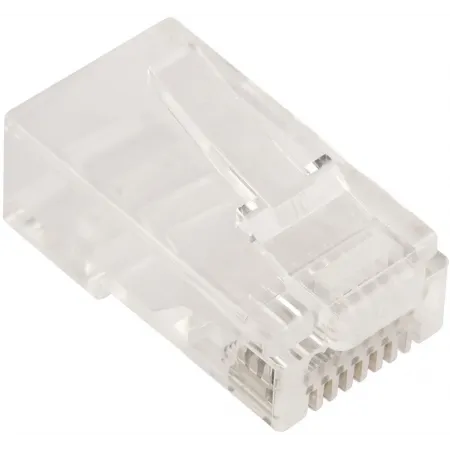 Коннектор Lanmaster (LAN-EZ45-8P8C/U5E-100) UTP кат.5E RJ45 прозрачный (упак.:100шт)