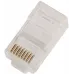 Коннектор Lanmaster (LAN-EZ45-8P8C/U5E-100) UTP кат.5E RJ45 прозрачный (упак.:100шт)