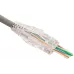 Коннектор Lanmaster (LAN-EZ45-8P8C/U5E-100) UTP кат.5E RJ45 прозрачный (упак.:100шт)