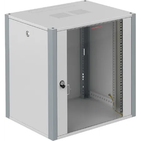 Шкаф коммутационный Sysmatrix (WP 6315.710 ) настенный 15U 600x350мм пер.дв.стекл 2 бок.пан. 60кг серый 200мм 24кг 720мм IP20 металл