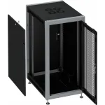 Шкаф серверный Sysmatrix (SL 6827.932) напольный 27U 600x800мм пер.дв.перфор. металл 800кг черный 650мм 52кг 1330мм IP20 металл