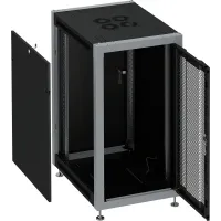 Шкаф серверный Sysmatrix (SL 6827.932) напольный 27U 600x800мм пер.дв.перфор. металл 800кг черный 650мм 52кг 1330мм IP20 металл Шкаф серверный Sysmatrix (SL 6827.932) напольный 27U 600x800мм пер.дв.перфор. металл 800кг черный 650мм 52кг 1330мм IP20 металл