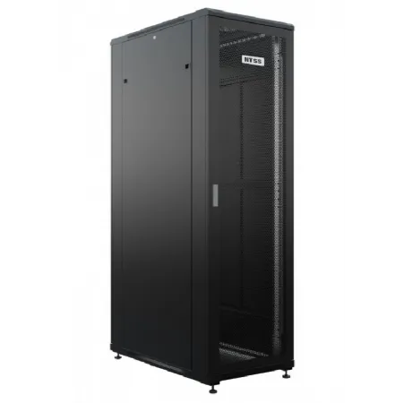Шкаф серверный NTSS Премиум (NTSS-R42U80100PD/PD-BL) напольный 42U 800x1000мм пер.дв.перфор. 900кг черный 910мм 160кг 1987мм IP20