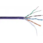 Кабель информационный Lanmaster LAN-5EUTP-HFLT кат.5E UTP 4 пары 24AWG LSZH внутренний 305м фиолетовый