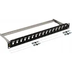 Патч-панель наборная Lanmaster LAN-PPN16OK-STP 19" 1U 16x FTP