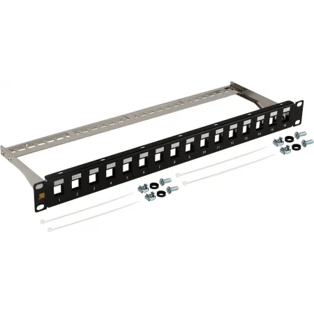 Патч-панель наборная Lanmaster LAN-PPN16OK-STP 19" 1U 16x FTP