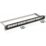 Патч-панель наборная Lanmaster LAN-PPN24OK-STP 19" 1U 24x FTP