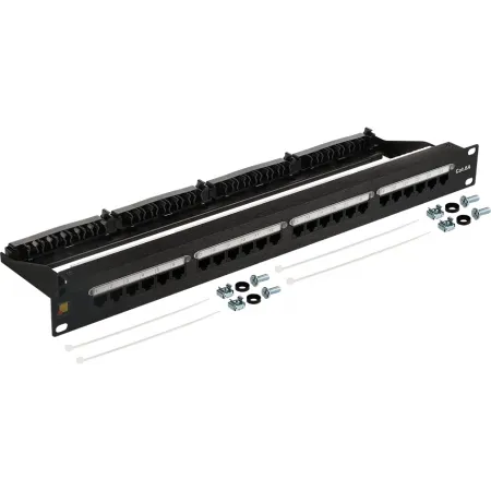 Патч-панель Lanmaster LAN-PPN24U6A 19" 1U 24xRJ45 кат.6A UTP