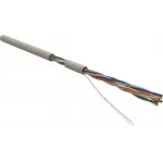 Кабель информационный Hyperline UUTP4R-C5E-S24-IN-PVC-GY-305 кат.5E UTP 4 пары 24AWG PVC внутренний 305м серый