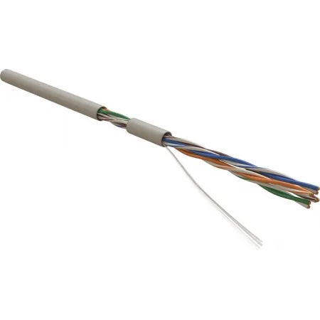 Кабель информационный Hyperline UUTP4R-C5E-S24-IN-PVC-GY-305 кат.5E UTP 4 пары 24AWG PVC внутренний 305м серый
