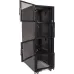 Шкаф коммутационный Lanmaster (LAN-DC-CBP4-48UX6X10) напольный 48U 600x1070мм пер.дв.перфор. 4 бок.пан. задн.дв.перфор. 1500кг черный 200кг 2259мм IP20 металл