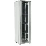 Шкаф серверный Rexant (04-4268-211) напольный 42U 600x800мм пер.дв.стекл металл 2 бок.пан. направл.под винты 800кг серый 92кг 230град. 2054мм IP20 сталь