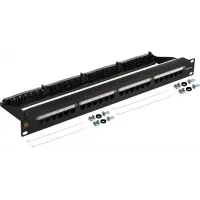 Патч-панель Lanmaster LAN-PPN24U6 19" 1U 24xRJ45 кат.6 UTP Патч-панель Lanmaster LAN-PPN24U6 19" 1U 24xRJ45 кат.6 UTP