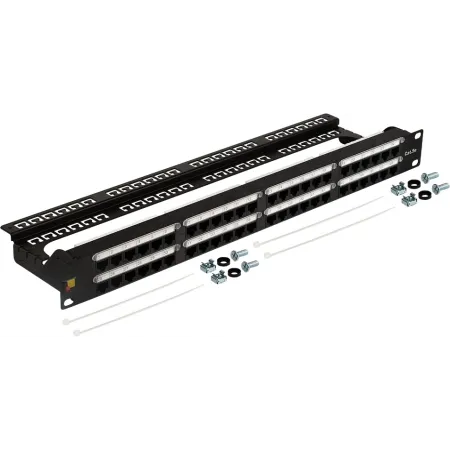 Патч-панель Lanmaster LAN-PPC48U5E 19" 2U 48xRJ45 кат.5E UTP