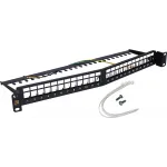 Патч-панель наборная Lanmaster LAN-PPAR24OK-STP 19" 1U 24xRJ45 STP Патч-панель наборная Lanmaster LAN-PPAR24OK-STP 19" 1U 24xRJ45 STP