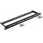 Патч-панель Lanmaster LAN-PPC24U6A 19" 0.5U 24xRJ45 кат.6A UTP
