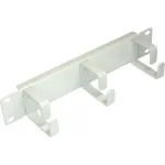 Кабельный органайзер вертикальный Lanmaster TWT-CBW10-ORG-1U-GY кольца 1U шир.:10" (упак.:1шт)