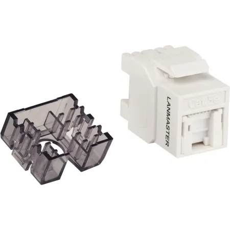 Модуль Lanmaster LAN-OK45U5E/180R-WH информ. KeystoneRJ45 кат.5E бел.