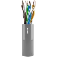 Кабель информационный NTSS NTSS-IN-UUTP4-5E-LSZH-GY кат.5E U/UTP 4 пары 24AWG LSZH внутренний 305м серый
