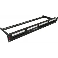 Патч-панель Sysmatrix PP 1901U.S245EU.M 19" 1U 24xRJ45 кат.5E UTP