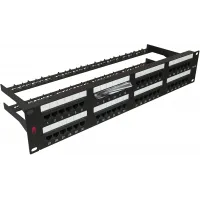 Патч-панель Sysmatrix PP 1902U.S485EU.M 19" 2U 48xRJ45 кат.5E UTP