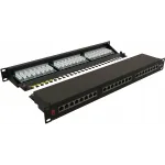 Патч-панель Sysmatrix PP 1901U.S245ES.N 19" 1U 24xRJ45 кат.5E FTP