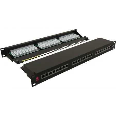 Патч-панель Sysmatrix PP 1901U.S245ES.N 19" 1U 24xRJ45 кат.5E FTP