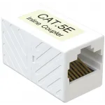 Адаптер Sysmatrix CC RJ45.5EU.WH проходн.RJ45 кат.5E бел.