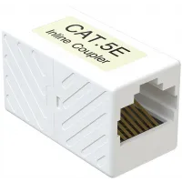 Адаптер Sysmatrix CC RJ45.5EU.WH проходн.RJ45 кат.5E бел.