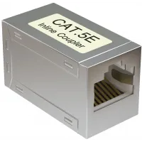 Адаптер Sysmatrix CC RJ45.5ES.WH проходн.RJ45 кат.5E бел.