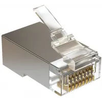 Коннектор Sysmatrix PLUG 8P8C5ES.UWRJ45 кат.5E STP прозрачный (упак.:100шт)