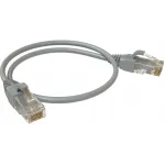 Патч-корд Sysmatrix PC 4545.5EU26.05LSZHGY U/UTP RJ-45 вил.-вилка RJ-45 кат.5E 0.5м серый LSZH