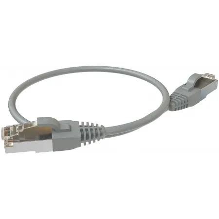Патч-корд Sysmatrix PC 4545.5ES26.03LSZHGY F/UTP RJ-45 вил.-вилка RJ-45 кат.5E 0.5м серый LSZH