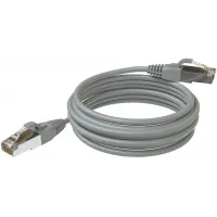 Патч-корд Sysmatrix PC 4545.5ES26.5LSZHGY F/UTP RJ-45 вил.-вилка RJ-45 кат.5E 5м серый LSZH