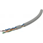 Кабель информационный Sysmatrix TP UUTP4.5ES24.PVC.GY305 кат.5E U/UTP 4 пары 0.5AWG нг(А)-LS внутренний 305м серый