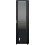 Шкаф коммутационный NTSS Премиум (NTSS-R42U6060GS-1BL) напольный 42U 600x600мм пер.дв.стекл металл 900кг черный 510мм 86кг 1987мм 20 металл