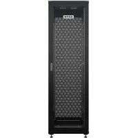 Шкаф серверный NTSS (NTSS-R18U6080PD/PD-BL) напольный 18U 600x800мм пер.дв.перфор. металл 900кг черный 710мм 43кг IP20 металл