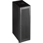Шкаф серверный Lanmaster (TWT-CBB-47U-6X6-G1) напольный 47U 600x600мм пер.дв.стекл металл 2 бок.пан. 800кг черный 526мм 95кг 2277мм IP20 металл