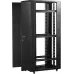 Шкаф серверный Lanmaster (TWT-CBB-47U-6X6-G1) напольный 47U 600x600мм пер.дв.стекл металл 2 бок.пан. 800кг черный 526мм 95кг 2277мм IP20 металл