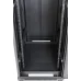 Шкаф серверный Lanmaster (TWT-CBB-47U-6X6-G1) напольный 47U 600x600мм пер.дв.стекл металл 2 бок.пан. 800кг черный 526мм 95кг 2277мм IP20 металл