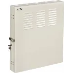 Шкаф коммутационный Lanmaster (TWT-CBVRT-2U-6X7-GY) настенный 2U 650x114мм пер.дв.металл направл.под винты 68кг серый 505мм 19кг 741мм IP20 сталь